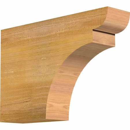 Ekena Millwork Yorktown Rough Sawn Rafter Tail, Western Red Cedar, 4"W x 12"H x 18"L RFT04X12X18YOR00RWR